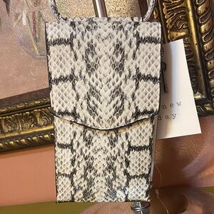 a new day Snake Print Crossbody Bag